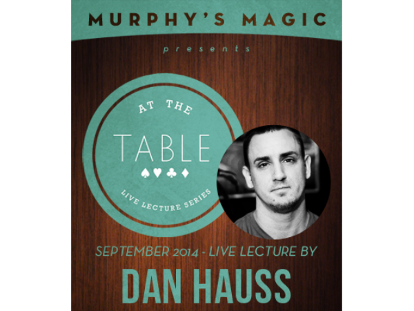 At the Table Live Lecture - Dan Hauss 9/10/2014 - video DOWNLOAD