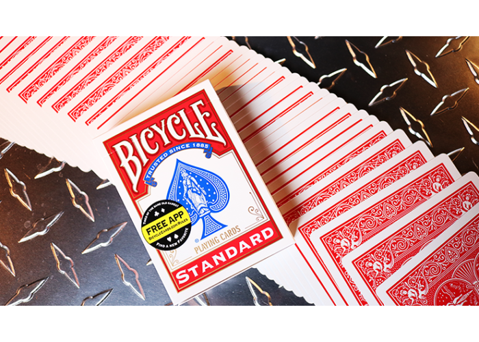 Bicycle Standard Red Poker Cards (New Box)