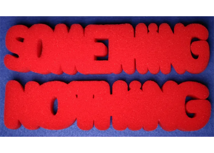 Super Soft Sponge - Something or Nothing (RED) by Magic By Gosh