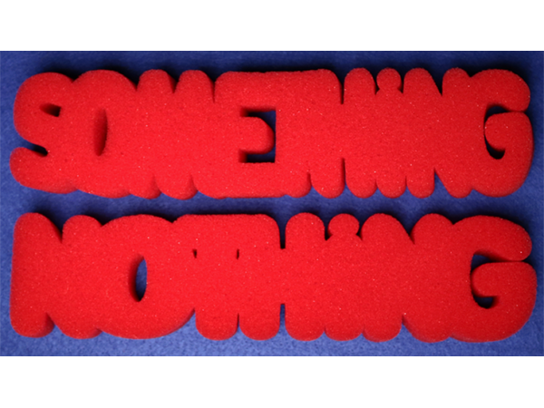 Super Soft Sponge - Something or Nothing (RED) by Magic By Gosh