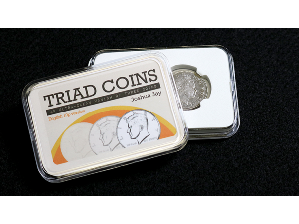 Triad Coins (UK Gimmick and Online Video Instructions) by Joshua Jay and Vanishing Inc.