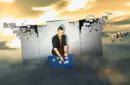 Over The Edge Blue (Gimmick and Cards Included) by Landon Swank – Image 5