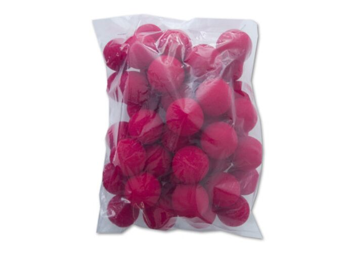 1" Super Soft Sponge Ball (Pack 50 Schwammbälle rot)  by Gosh