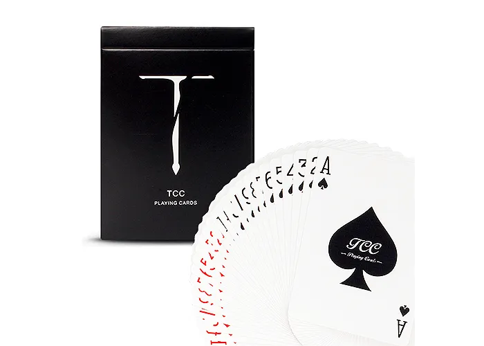 Sword T (TCC) Playing Cards - Black