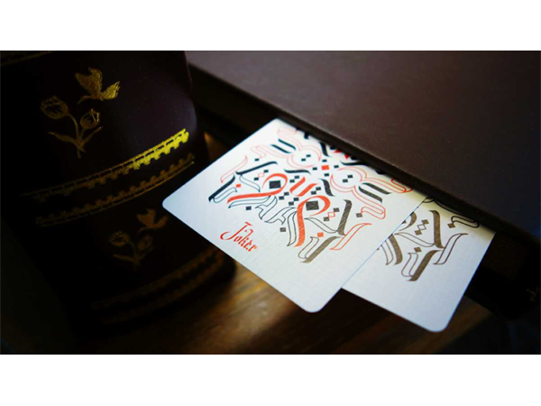Cardistry Calligraphy (Red) Playing Cards