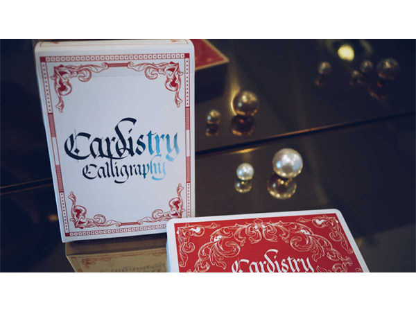 Cardistry Calligraphy (Red) Playing Cards