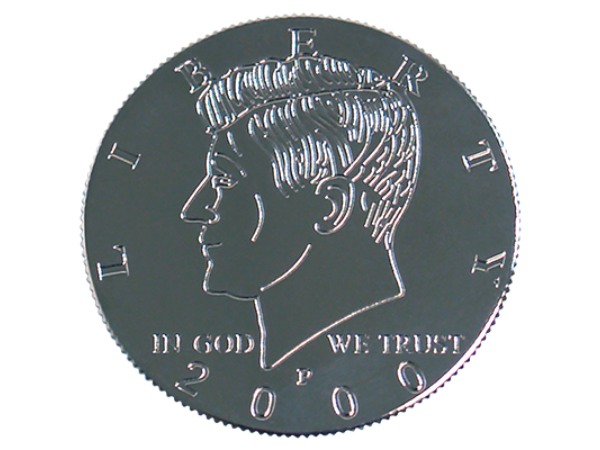 Kennedy Palming Coin (Half Dollar Sized) by You Want It We Got It