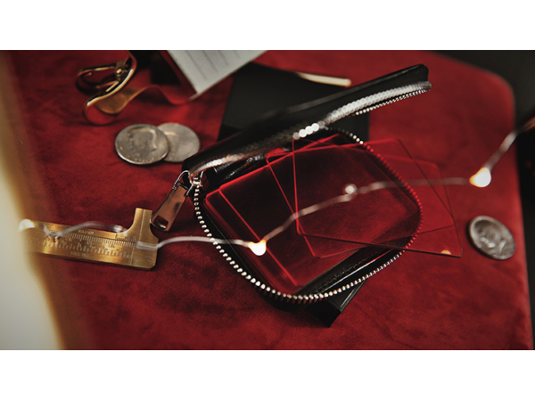 Zipper Playing Card Case (Leather) by TCC