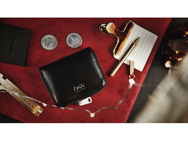 Zipper Playing Card Case (Leather) by TCC