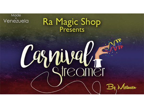 Carnival Streamer Halloween (Orange and Black) by Ra Magic