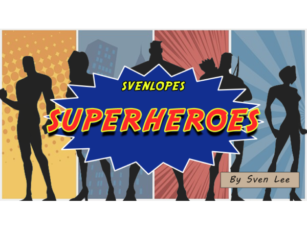 Svenlopes SUPERHEROES (4 x 6 Black) by Sven Lee