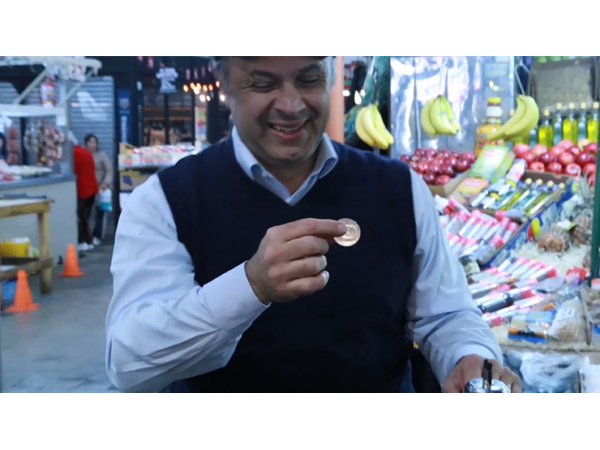 Triple TUC Half Dollar (D0183) Gimmicks and Online Instructions by Tango