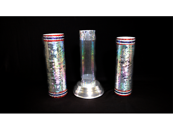 Large Crystal Silk Cylinder by Ickle Pickle