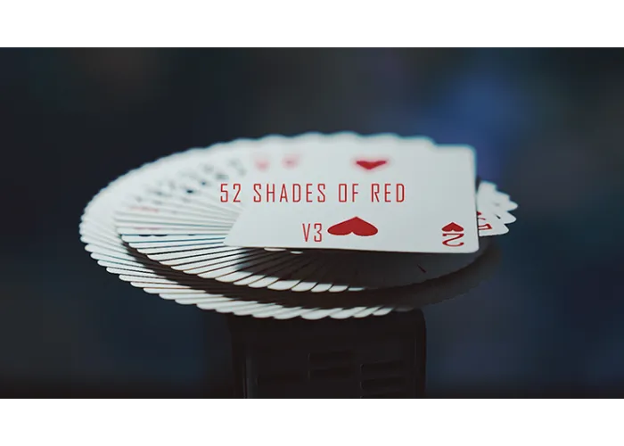 52 Shades of Red (Gimmicks included) Version 3 by Shin Lim