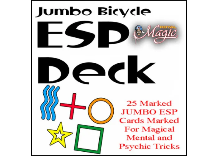Jumbo Marked ESP Decks Bicycle Rider Back Red