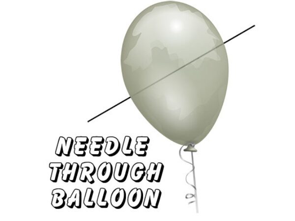 Needle Thru  Balloon Professional (Nadel durch Balloon) by Bazar de Magia