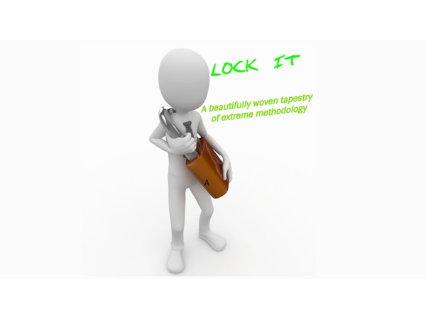 Lock It Blue (Gimmick and Online Instructions) by Al Bach