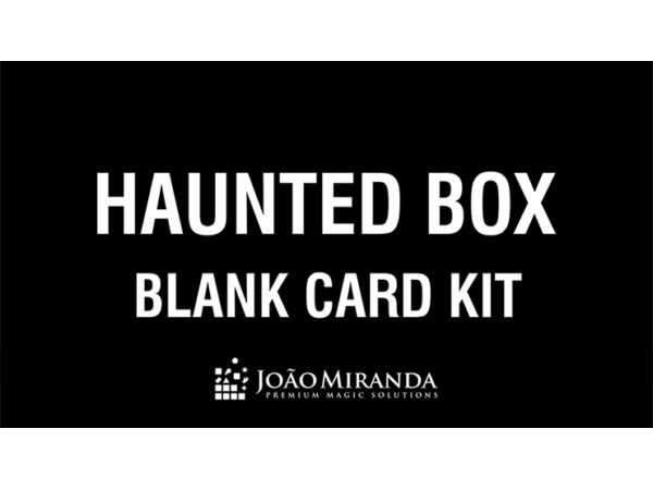 Blank Card Kit for Haunted Box by João Miranda