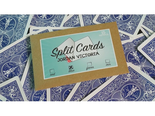Split Cards 15 ct. (Blue) by PCTC