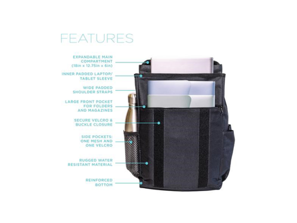 CARD Backpack (Red) by Paul Romhany and BOLDFACE