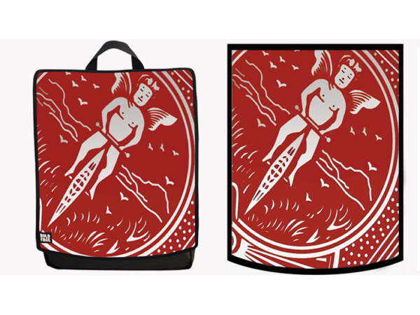 CARD Backpack (Red) by Paul Romhany and BOLDFACE