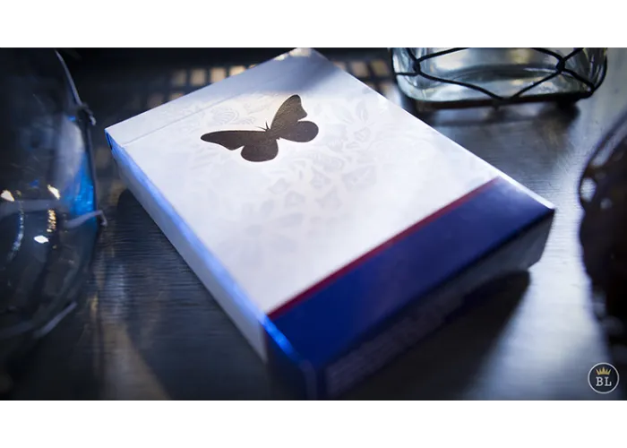 Butterfly Playing Cards Marked (Blue) by Ondrej Psenicka