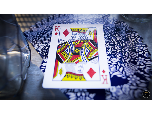 Butterfly Playing Cards Marked (Blue) by Ondrej Psenicka