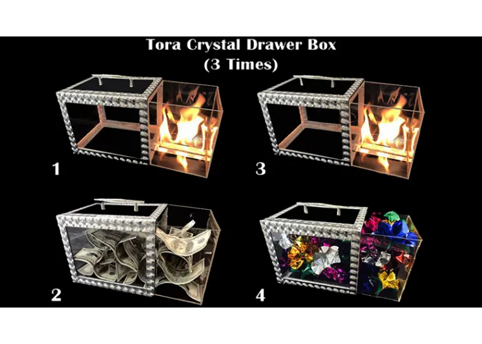 Tora Crystal Drawer Box 3 Times