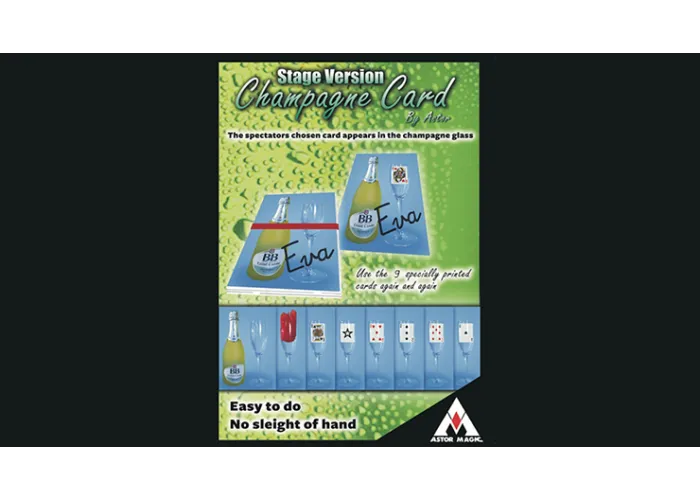Jumbo Champagne Card (Stage) by Astor