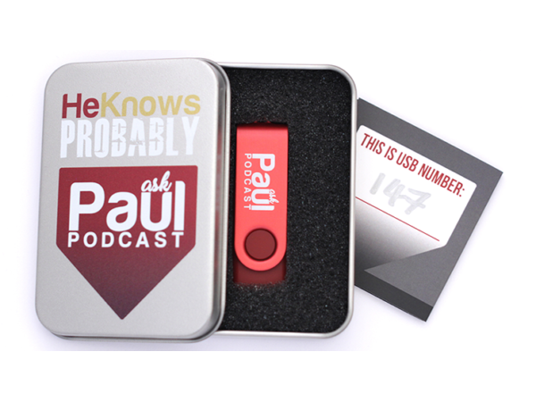 Ask Paul Podcast Package (USB Stick) by Paul Brook