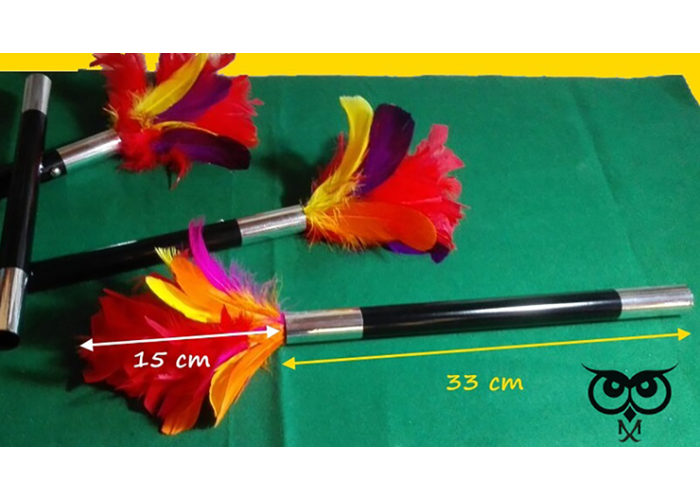 Fantasy Duster Wand (Feather) by Strixmagic