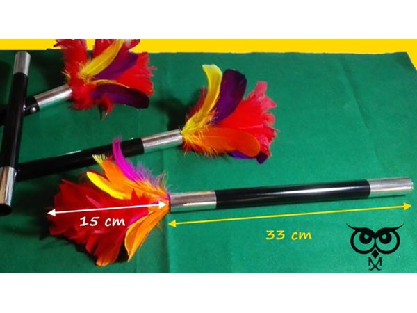 Fantasy Duster Wand (Feather) by Strixmagic