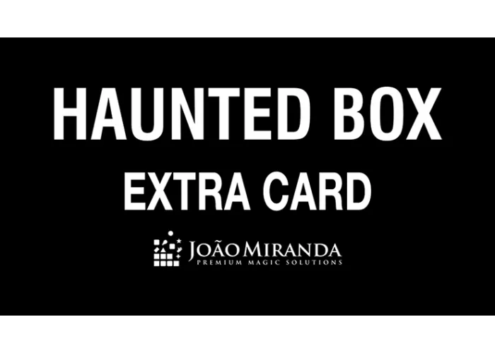 Haunted Box Extra Gimmicked Card (Blue) by João Miranda Magic