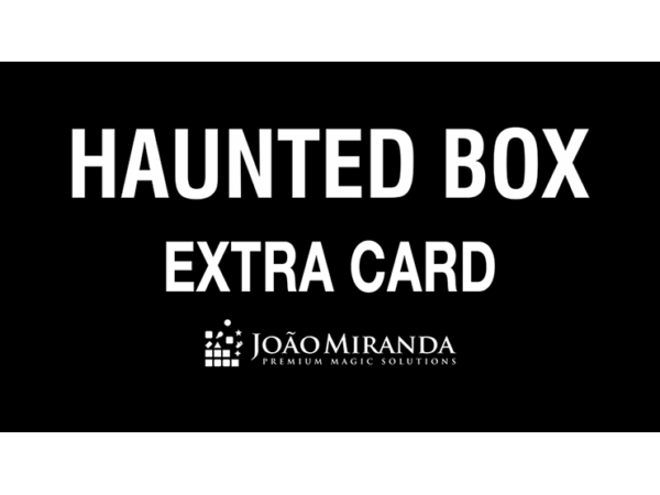 Haunted Box Extra Gimmicked Card (Red) by João Miranda Magic