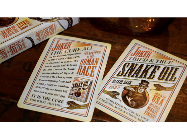 Snake Oil Elixir Playing Cards
