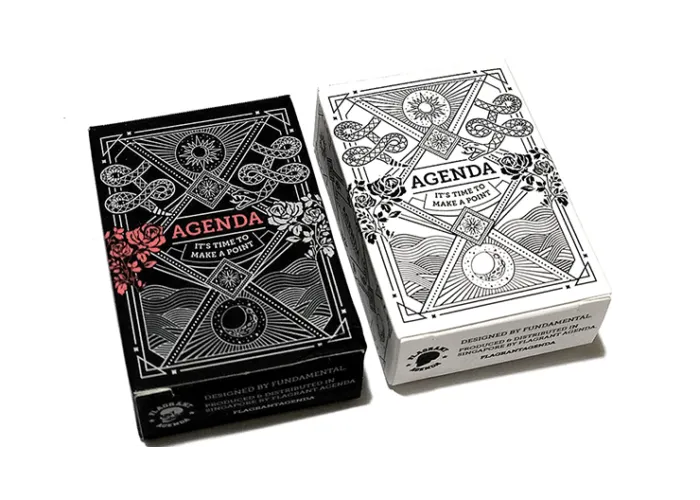 Mini Agenda Playing Cards (Black)