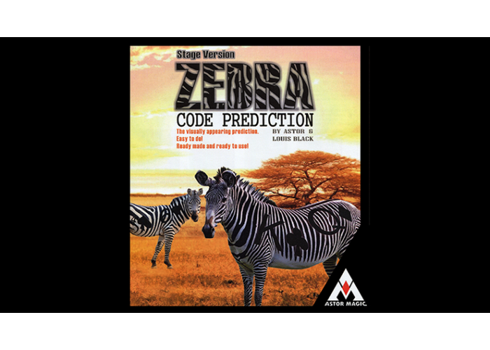 Zebra Code Prediction (Stage Version) by Astor and Louis Black