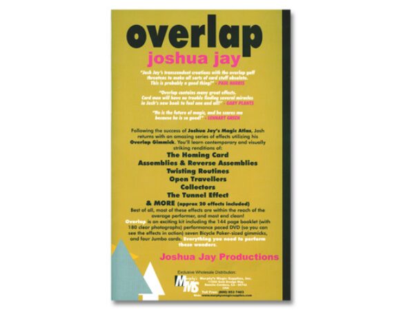 Overlap (With DVD, Cards, And Jumbo Cards) by Joshua Jay - Book