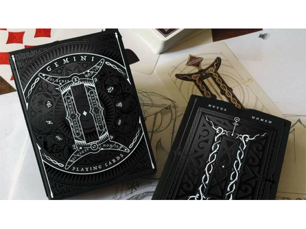 Gemini Noctis (Limited Edition and Numbered) Playing Cards by Stockholm17