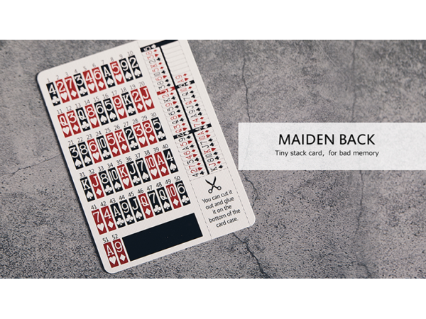 Bicycle Maiden Marked Playing Cards (Blue)