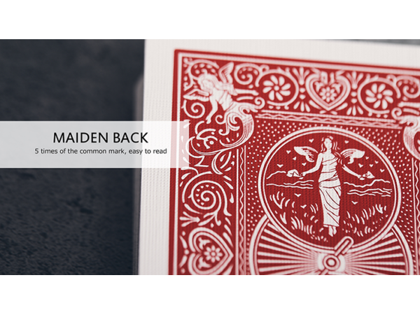Bicycle Maiden Marked Playing Cards (Red)