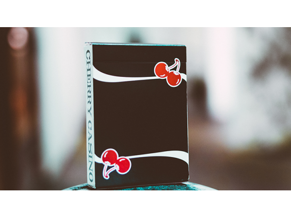 Cherry Casino V3 True Black Playing Cards by Pure Imagination Projects