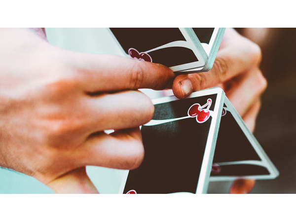 Cherry Casino V3 True Black Playing Cards by Pure Imagination Projects