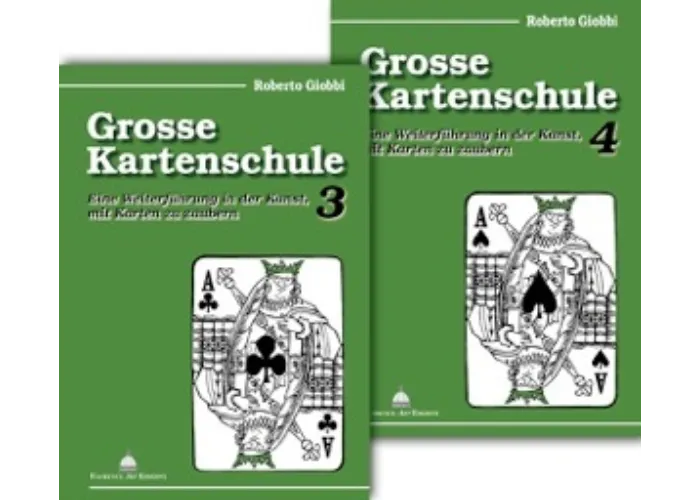 Buchset: Grosse Kartenschule 3 & 4 von Roberto Giobbi