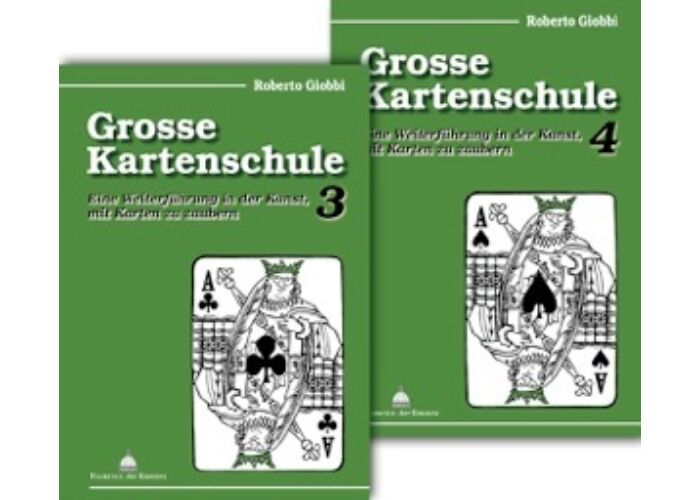 Buchset: Grosse Kartenschule 3 & 4 von Roberto Giobbi