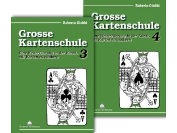 Buchset: Grosse Kartenschule 3 & 4 von Roberto Giobbi