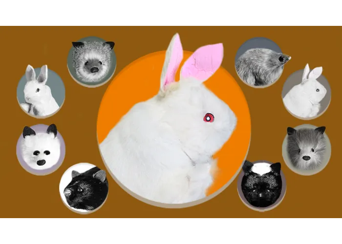 Rabbit Hand Puppet by Magic Masters