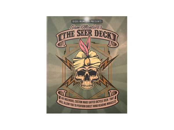 Liam Montier's THE SEER DECK Gimmick and Online Instructions (Blue)