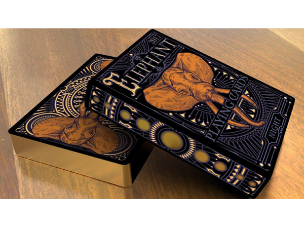 Limited Edition Elephant Playing Cards (Night)