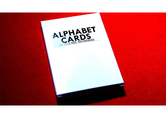 Alphabet Playing Cards Bicycle No Index by PrintByMagic